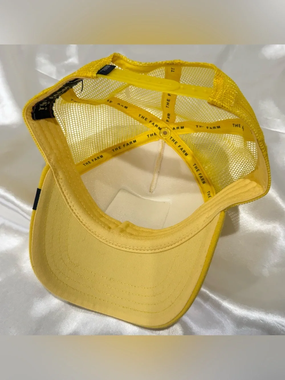 Goorin Bros The Farm Kid Goat Trucker Hat Kids O/S Yellow Summer Streetwear